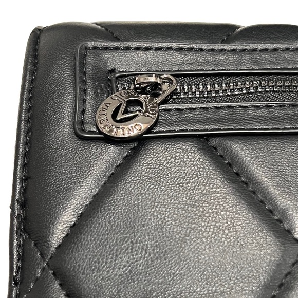 NWT Black Valentino Orlandi Crossbody Vegan Leather Hand Crafted - Picture 4 of 14